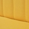 Sofá de tecido 117x55.5x77 cm amarelo 2