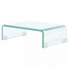 Suporte de TV/monitores em vidro transparente 40x25x11 cm 1