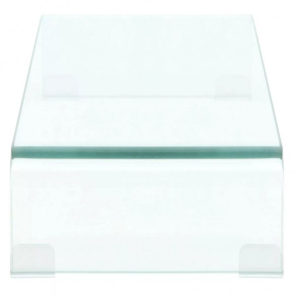 Suporte de TV/monitores em vidro transparente 60x25x11 cm M 3