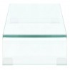 Suporte de TV/monitores em vidro transparente 60x25x11 cm 3