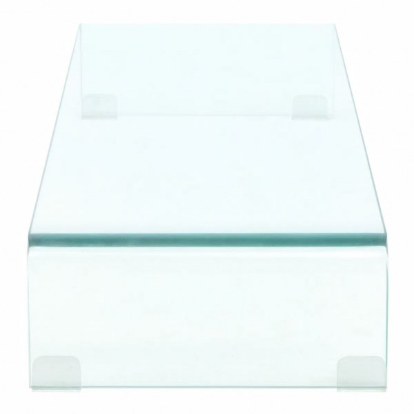 Soporte para TV/Elevador monitor cristal claro 90x30x13 cm M 3