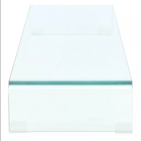 Soporte para TV/Elevador monitor cristal claro 100x30x13 cm M 3