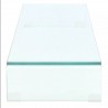 Suporte de TV/monitores em vidro transparente 100x30x13 cm 3