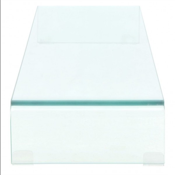 Soporte para TV/Elevador monitor cristal claro 110x30x13 cm M 3