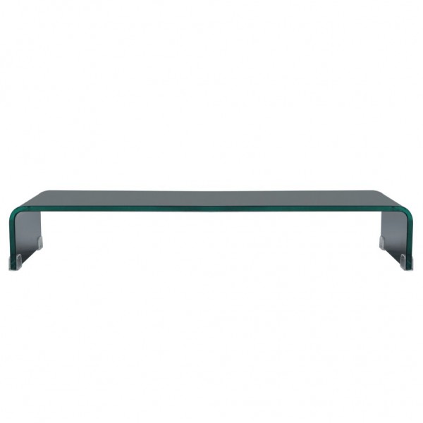 Soporte para TV/Elevador monitor cristal negro 80x30x13 cm M 2