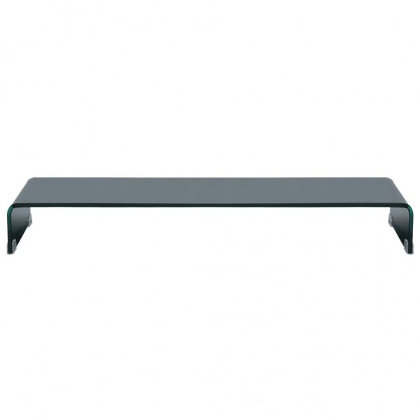 Soporte para TV/Elevador monitor cristal negro 100x30x13 cm M 2