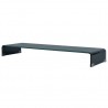 Soporte para TV/Elevador monitor cristal negro 110x30x13 cm 1