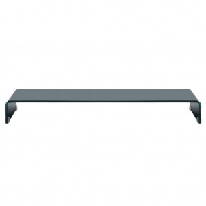 Soporte para TV/Elevador monitor cristal negro 120x30x13 cm H