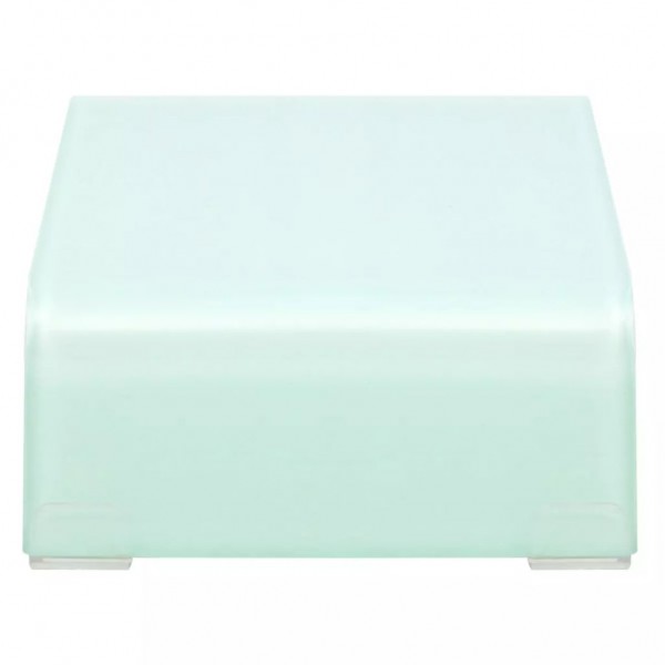 Mueble TV/Elevador de monitor cristal verde 40x25x11 cm M 3