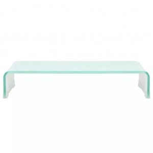 Suporte de TV/monitores em vidro 60x25x11 cm verde H