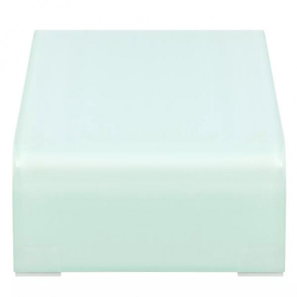 Mueble TV/Elevador de monitor cristal verde 60x25x11 cm M 3