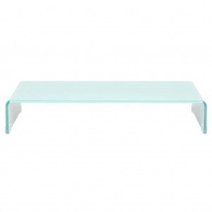 Suporte de TV/monitores em vidro 70x30x13 cm verde H
