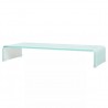 Suporte de TV/monitores em vidro 80x30x13 cm verde 1