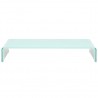 Mueble TV/Elevador de monitor cristal verde 80x30x13 cm 2