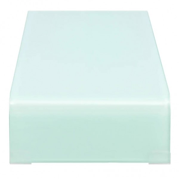 Mueble TV/Elevador de monitor cristal verde 80x30x13 cm M 3