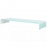 Suporte de TV/monitores em vidro 110x30x13 cm verde 1