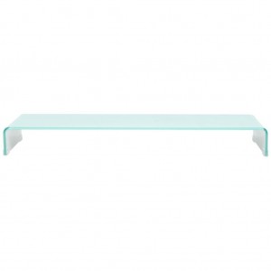 Suporte de TV/monitores em vidro 110x30x13 cm verde H