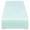 Suporte de TV/monitores em vidro 110x30x13 cm verde 3