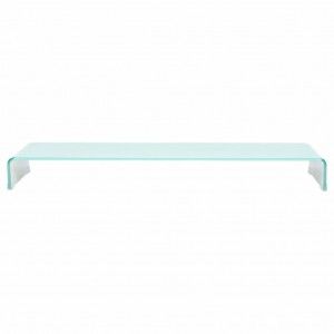 Suporte de TV/monitores em vidro 120x30x13 cm verde H