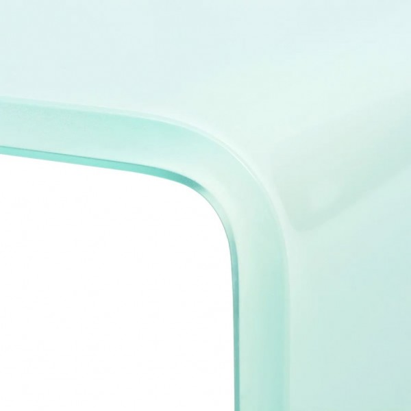 Mueble TV/Elevador de monitor cristal verde 120x30x13 cm M 4