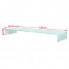 Suporte de TV/monitores em vidro 120x30x13 cm verde 5