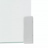Mesa de centro vidrio templado 98x45x30 cm claro 5