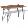 Mesa de comedor madera maciza reciclada 120x60x76 cm 5