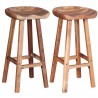 Taburetes de cocina 2 unidades madera maciza de acacia 1