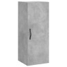 Armario de pared madera ingeniería gris hormigón 34.5x34x90 cm 2