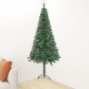 Árvore de Natal artificial de canto verde 210 cm PVC 1