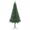 Árbol de Navidad artificial de esquina verde 210 cm PVC 3