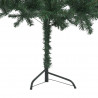 Árbol de Navidad artificial de esquina verde 210 cm PVC 5
