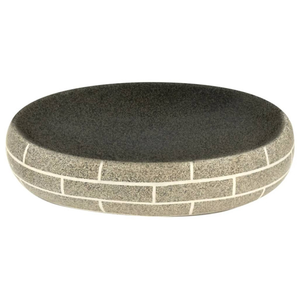 Lavabo sobre encimera ovalado cerámica multicolor 59x40x15 cm M 4