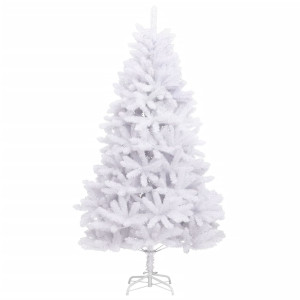 Árbol de Navidad artificial con bisagras y soporte blanco 300cm H
