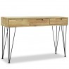 Mesa consola 120x35x76 cm madera de teca maciza 1