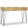 Mesa consola 120x35x76 cm madera de teca maciza 5