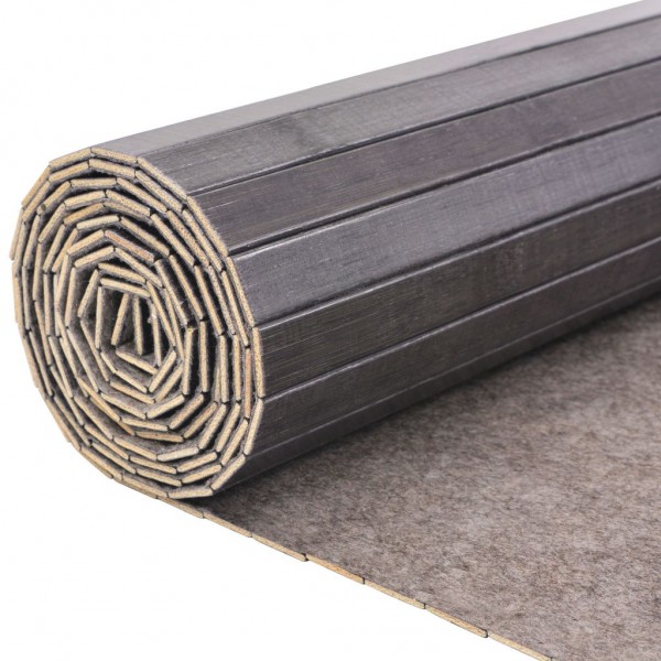 Biombo divisor de bambú gris 250x165 cm M 4