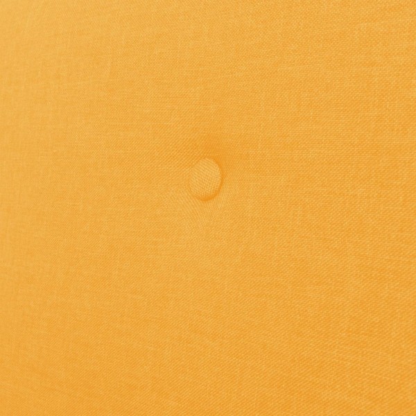 Sofá de 2 lugares tecido amarelo M 2