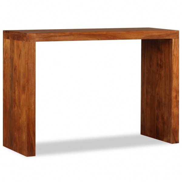 Mesa consola madeira maciça c/ acabamento a mel 110x40x76 cm M 2