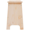 Banco de recibidor madera maciza de pino 160x28x45 cm 5