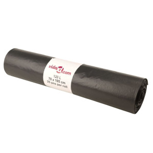 Sacos do lixo 250 pcs 120 L preto H