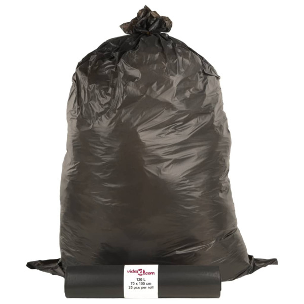 Bolsas de basura negras 250 unidades 120 l M 3