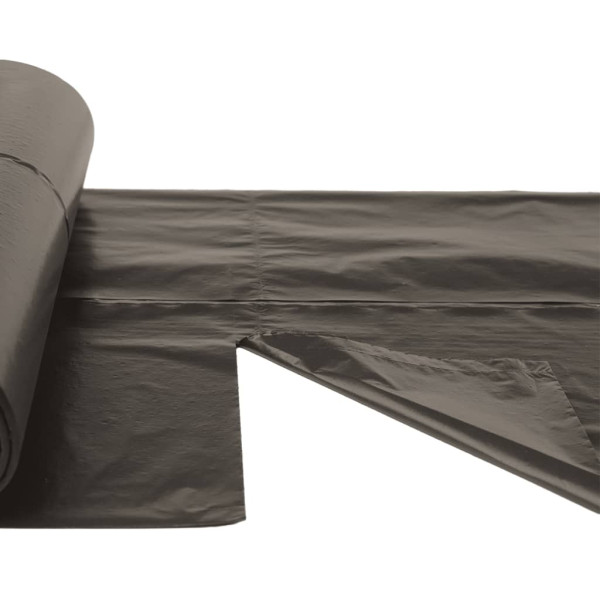 Sacos do lixo 250 pcs 120 L preto M 5