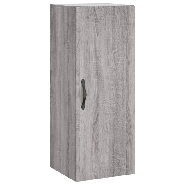 Aparador alto madera contrachapada gris Sonoma 34.5x34x180 cm M 5