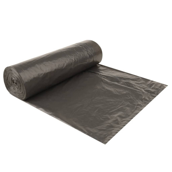 Bolsas de basura con cierre de cordón 250 unidades negras 60 l M 5