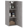 Armario de pared madera de ingeniería gris Sonoma 34.5x34x90 cm 4