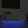 Mueble de TV con luces LED gris hormigón 60x35x15.5 cm 4