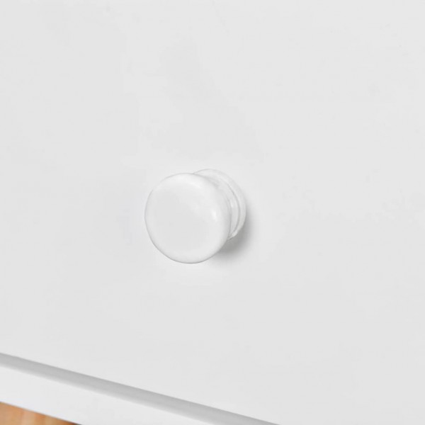 Mesas de cabeceira 2 pcs pinho maciço 40x30x61 cm branco M 4