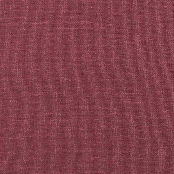 Juego de sofás con cojines 2 piezas tela rojo tinto M 5