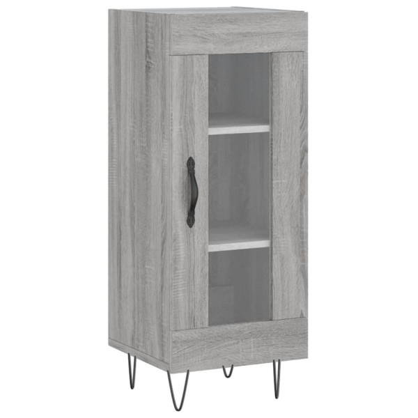 Aparador alto madera contrachapada gris Sonoma 34.5x34x180 cm M 5